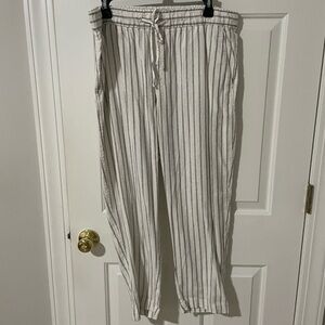 Gap beachy large flowy  draw string pants